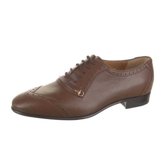 Gucci Leather Oxfords - Picture 1 of 5